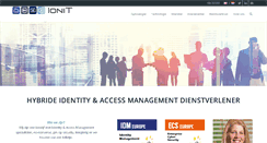 Desktop Screenshot of ionit.nl